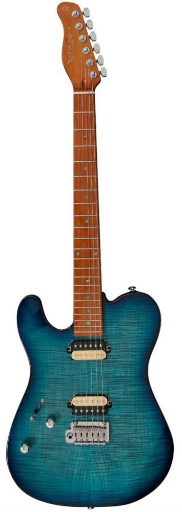 SIRE GUITARS T7 FM TBL TRANS BLUE LEFTHAND