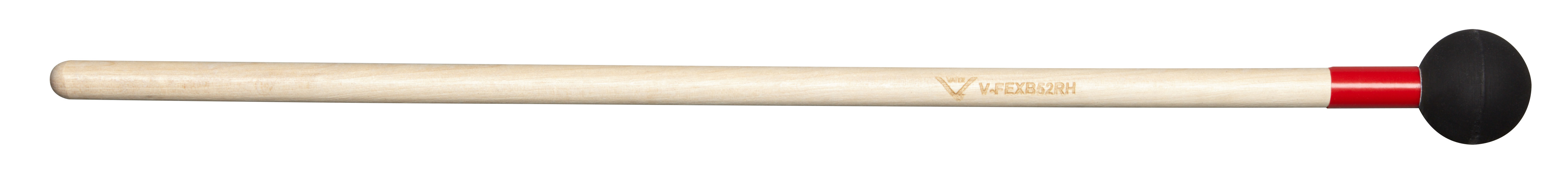 Vater V-FEXB52RH Front Ensemble Hard Rubber Xylophone Bell Mallet - L: 16 3/4 42.55cm D: 0.313 0.80cm