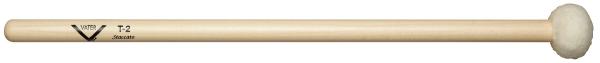 Vater VMT2 T2 Ultra Staccato Timpani, Drumset Cymbal Mallet - L: 14 1/2 36.83cm D: 0.565 1.44cm