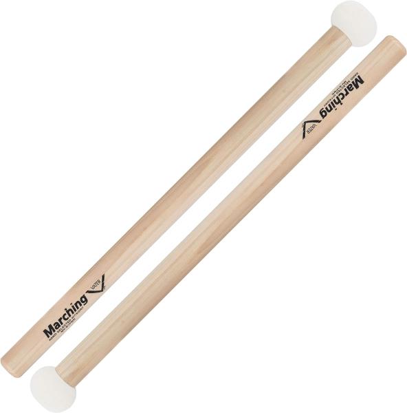 Vater MV-B1PWR Power Bass Drum Mallets - Battente in feltro duro - Per grancasse da 16 a 18