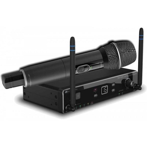 DB TECHNOLOGIES RW16 Vocal - SISTEMA MICROFONICO WIRELESS CON MICROFONO PALMARE E RICEVITORE