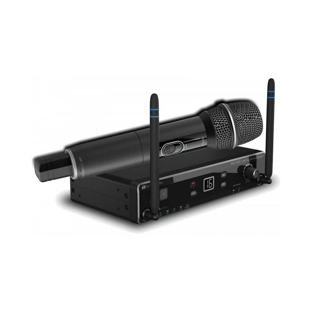 DB TECHNOLOGIES RW16 Vocal - SISTEMA MICROFONICO WIRELESS CON MICROFONO PALMARE E RICEVITORE