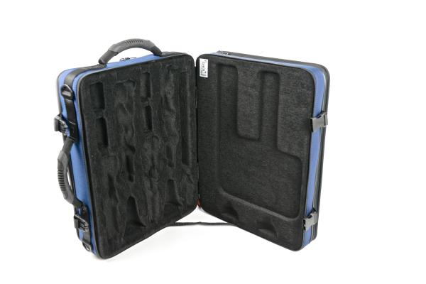 BAM ITALIA BAM 3028SM CUSTODIA "TREKKING" PER 2 CLARINETTI (SIB LA) - BLUE