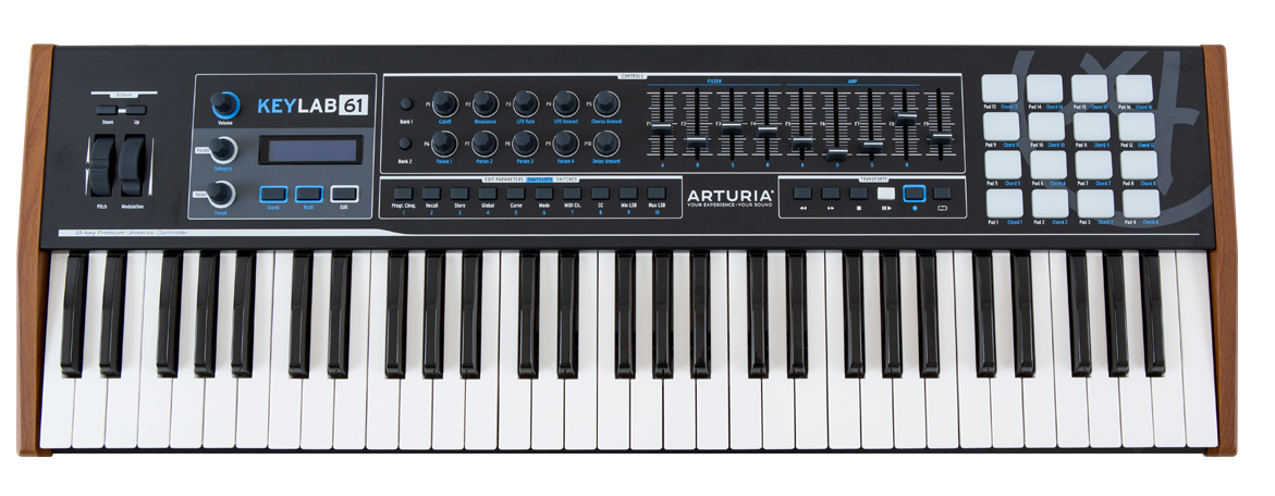ARTURIA KeyLab 61 - CONTROLLER MIDI USB 61 TASTI SEMIPESATI