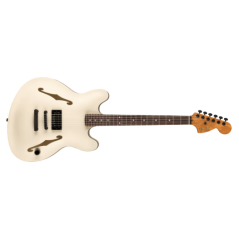 Fender Tom DeLonge Starcaster, Rosewood Fingerboard, Black Hardware, Satin Olympic White