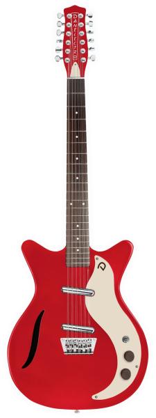 DANELECTRO VINTAGE 12STR GUITAR RED METALLIC