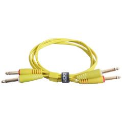 UDG U97004YL - ULTIMATE AUDIO CABLE SET JACK - JACK STRAIGHT YELLOW