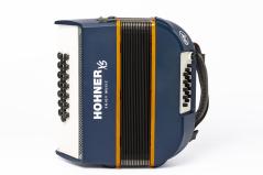 HOHNER FISARMONICA XS BAMBINI, BOTONI, C, BLU/ORANGE W. GIGBAG