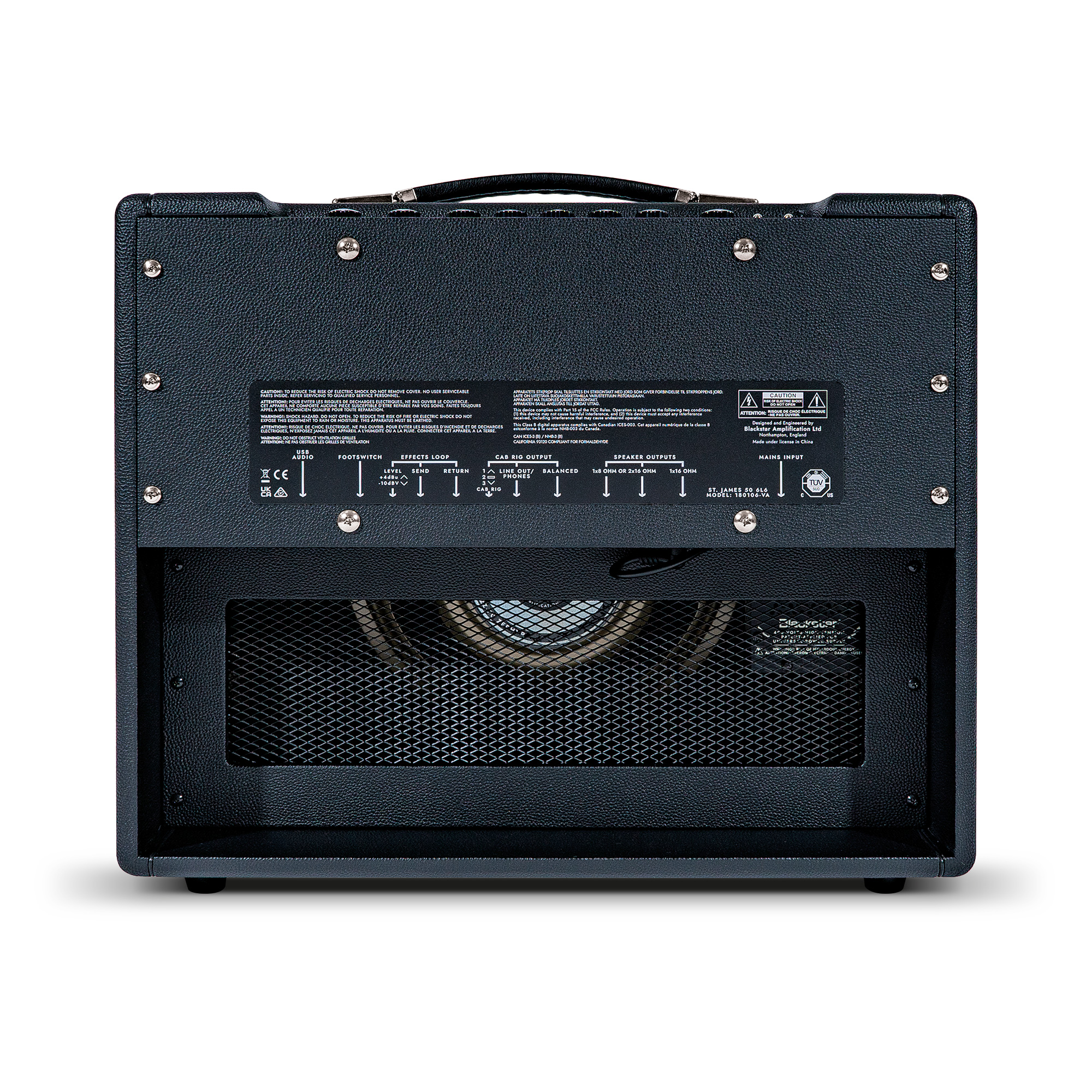 BLACKSTAR ST. JAMES 50 6L6 COMBO - BLACK
