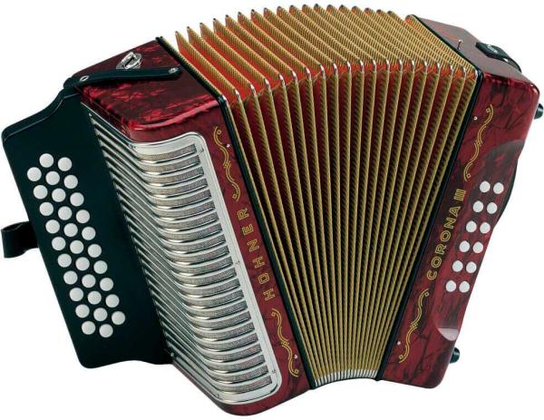 HOHNER CORONA III BBEBAB HT RED