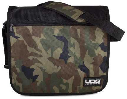 UDG U9450BC/OR - ULTIMATE COURIERBAG BLACK CAMO, ORANGE INSIDE