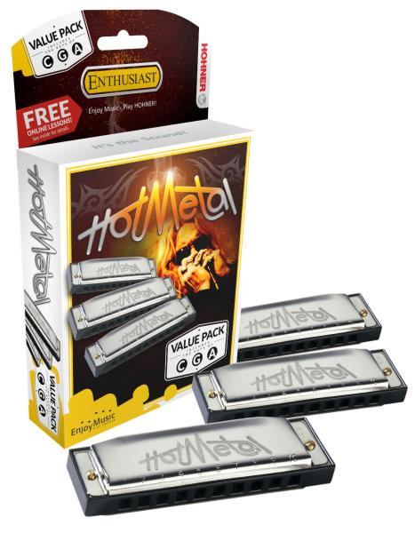 HOHNER HOT METAL VALUEPACK (C, G, A)