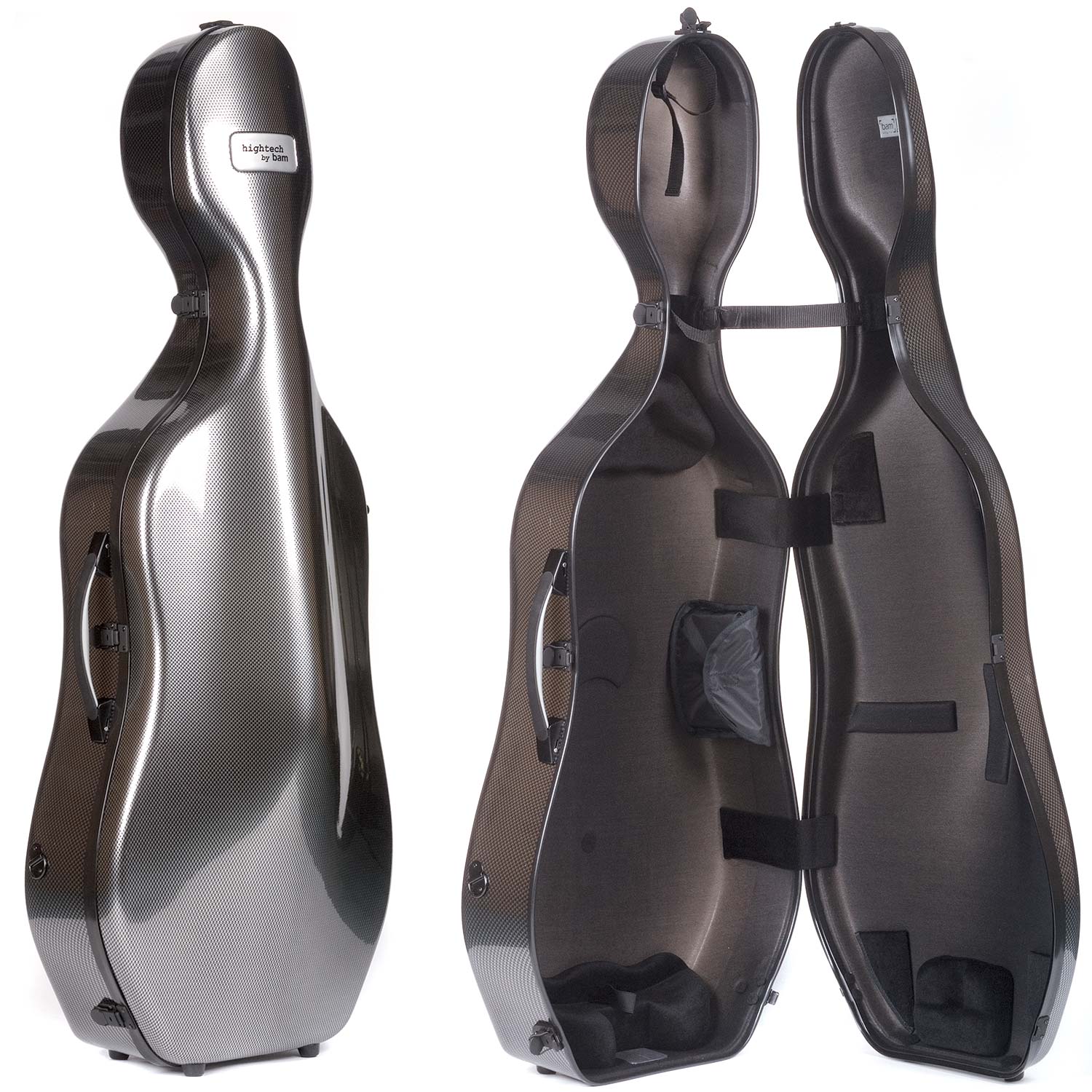 BAM ITALIA 1004XLSC CUSTODIA HIGHTECH COMPACT PER CELLO - SILVER CARBON