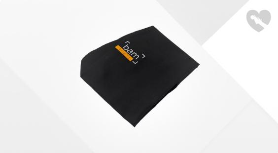 BAM ITALIA IC-0050 SINGOLO STRATO IN SETA PIZZO PER VIOLIN - BLACK