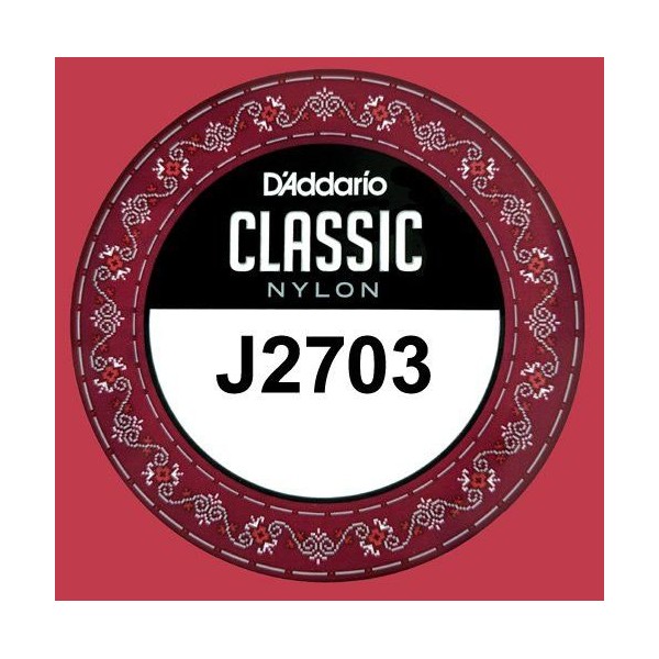 D'Addario J2703 - corda sol per chitarra classica