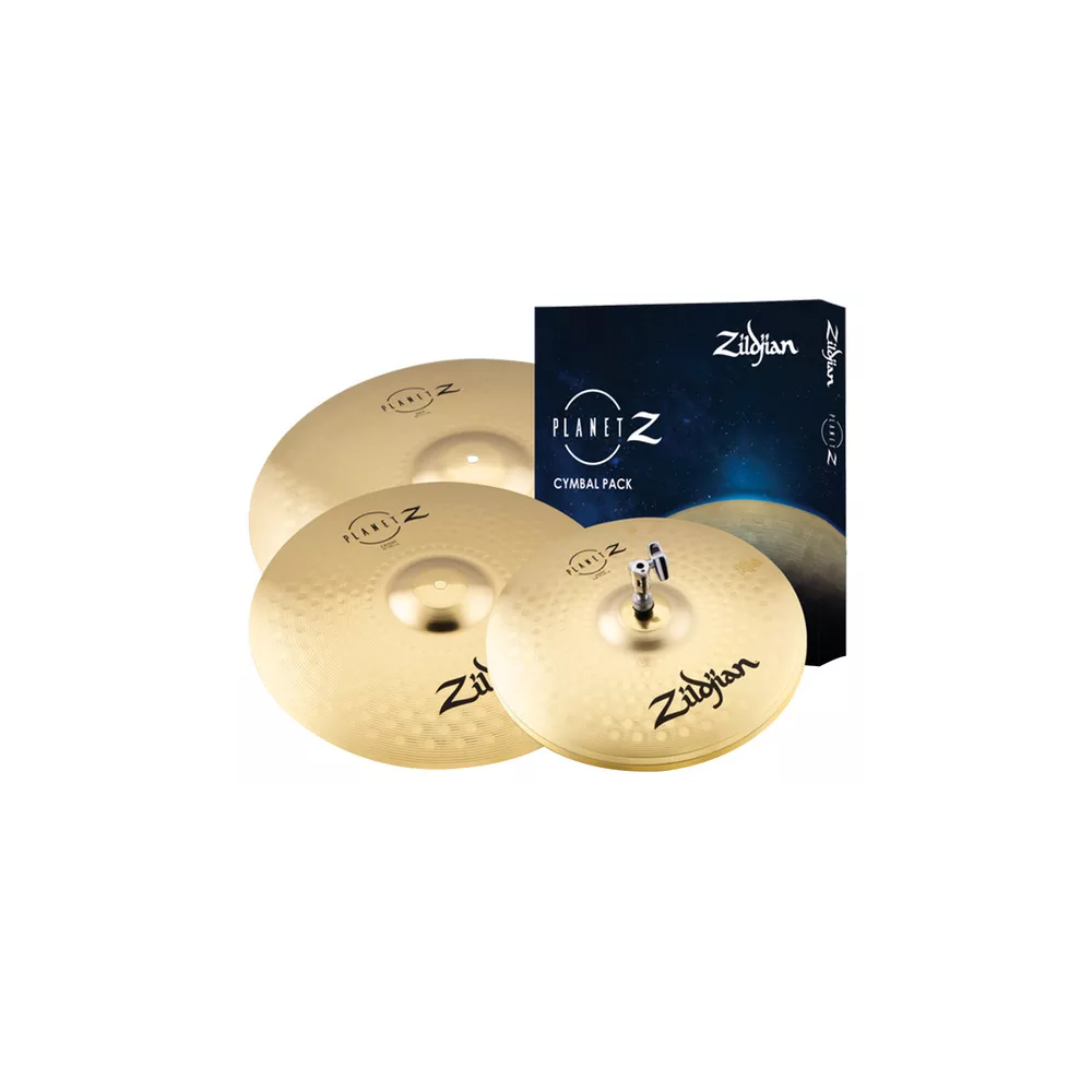 ZILDJIAN Planet Z Pack -  SET DI PIATTI PER BATTERIA HI-HAT 14" + CRASH 16" + RIDE 20"