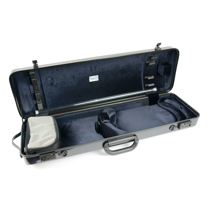 BAM ITALIA 2001XLC CUSTODIA HIGHTECH OBLONG PER VIOLINO - BLACK CARBON