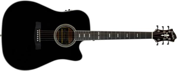 HAGSTROM SILJAN II DREADNOUGHT CE BK