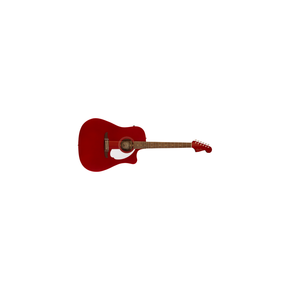 FENDER Redondo Player WN White Pickguard Candy Apple Red - CHITARRA ACUSTICA ELETTRIFICATA CANDY APPLE RED