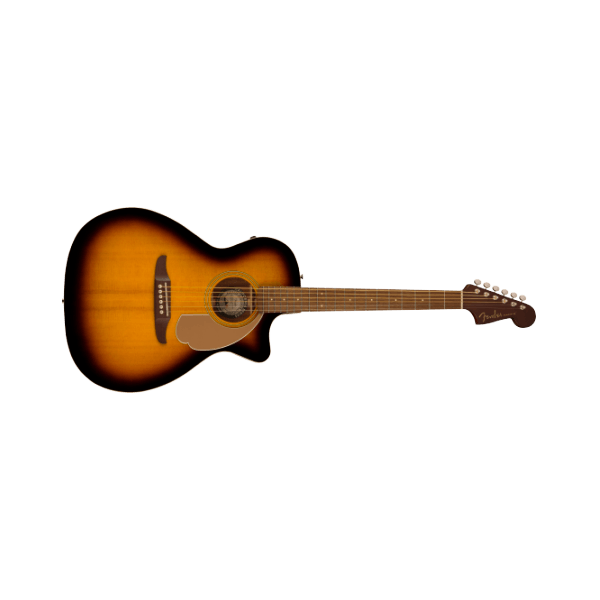 FENDER Newporter Player WN Gold Pickguard Sunburst - CHITARRA ACUSTICA ELETTRIFICATA SUNBURST