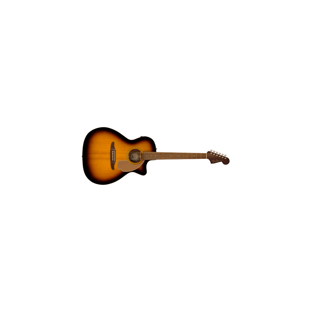 FENDER Newporter Player WN Gold Pickguard Sunburst - CHITARRA ACUSTICA ELETTRIFICATA SUNBURST