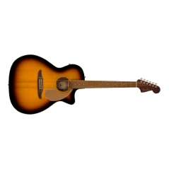 FENDER Newporter Player WN Gold Pickguard Sunburst - CHITARRA ACUSTICA ELETTRIFICATA SUNBURST