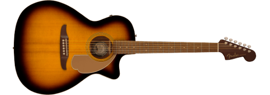 Fender Newporter Player, Walnut Fingerboard, Gold Pickguard, Sunburst