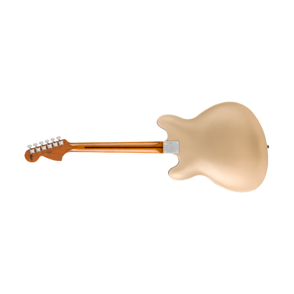 Fender Tom DeLonge Starcaster, Rosewood Fingerboard, Chrome Hardware, Satin Shoreline Gold