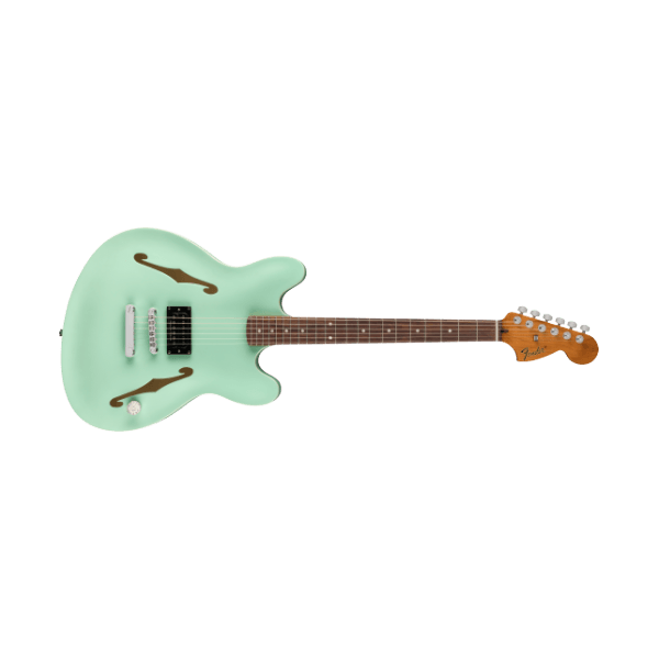 Fender Tom DeLonge Starcaster, Rosewood Fingerboard, Chrome Hardware, Satin Surf Green