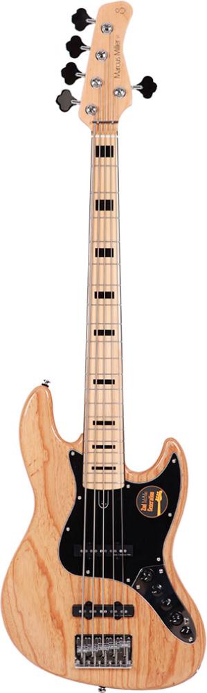 MARCUS MILLER V7 VINTAGE SWAMP ASH-5 (2ND GEN) NAT NATURAL