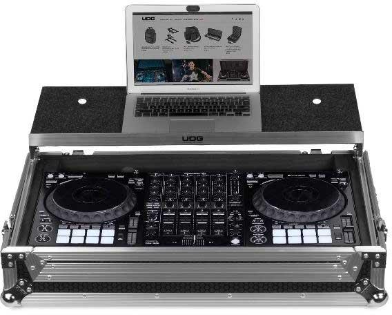 UDG U92055SL - FC PIONEER DDJ-1000 SILVER PLUS (LAPTOP SHELF + WHEELS)