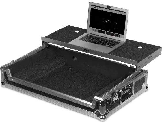 UDG U92055SL - FC PIONEER DDJ-1000 SILVER PLUS (LAPTOP SHELF + WHEELS)