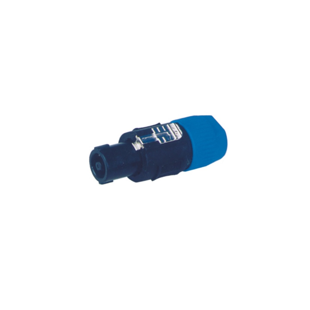EXTREME S-017 CONNETTORE SPEAKON MASCHIO 4 POLI COLORE NERO E BLU