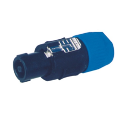 EXTREME S-017 CONNETTORE SPEAKON MASCHIO 4 POLI COLORE NERO E BLU