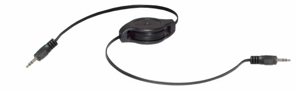 KARMA Cavo Audio riavvolgibile 2x 3,5mm jack stereo