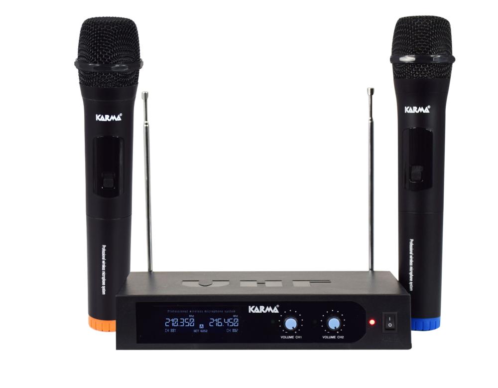 KARMA Doppio radiomicrofono palmare VHF