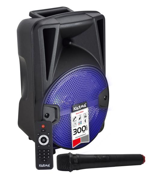 KARMA Diffusore amplificato con radiomicrofono 300W PMPO