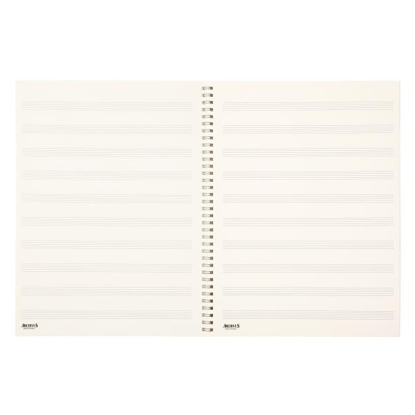 DADDARIO ORCHESTRAL IT B10S-48 QUADERNO PENTAGRAMMATO ARCHIVES CON RILEGATURA A SPIRALE, 10 PENTAGRAMMI, 48 PAGINE