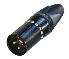NEUTRIK NC3MXX-B-CRYSTAL