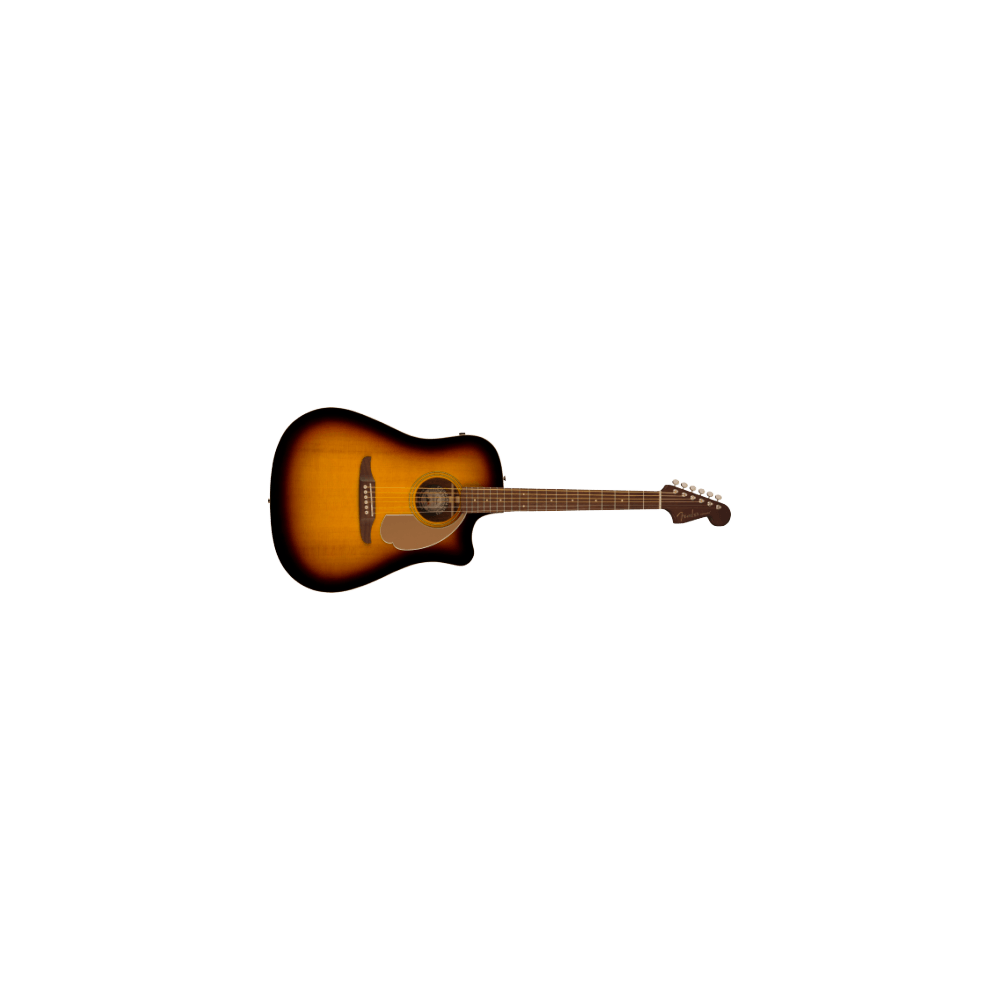 Fender Redondo Player, Walnut Fingerboard, Gold Pickguard, Sunburst
