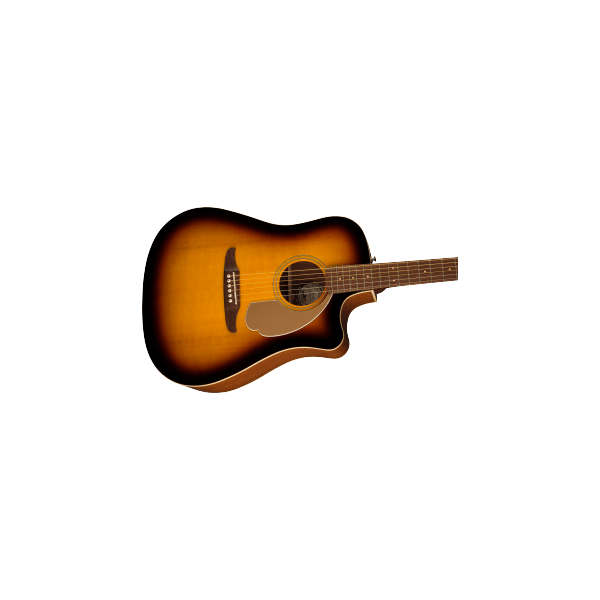 Fender Redondo Player, Walnut Fingerboard, Gold Pickguard, Sunburst