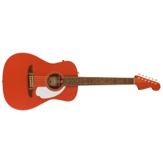 FENDER Malibu Player WN Fiesta Red - CHITARRA ACUSTICA ELETTRIFICATA FIESTA RED