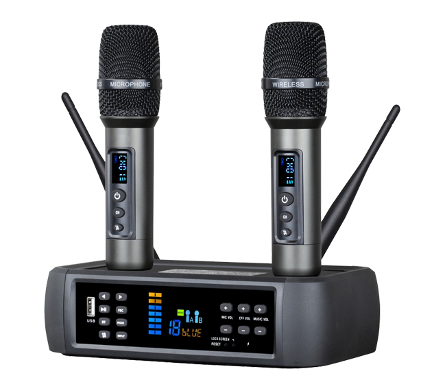 KARMA Base multimediale con doppio radiomicrofono