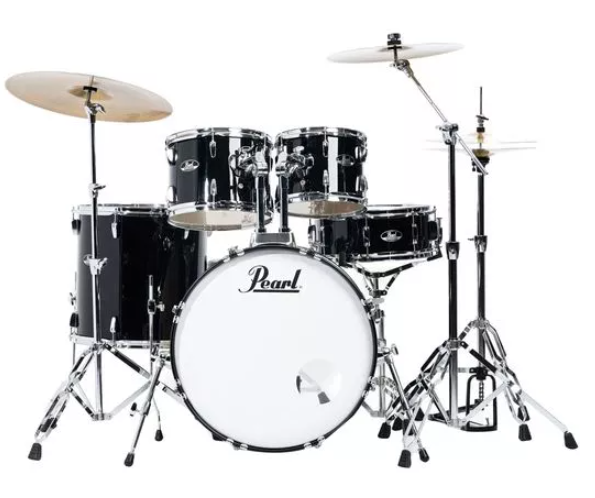 PEARL RS525SBC/C31 Roadshow Jet Black con 3 Piatti Sabian - BATTERIA ACUSTICA