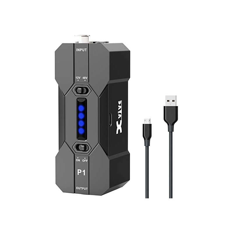 XVIVE P1 Portable Phantom Power Supply - ALIMENTATORE PHANTOM PORTATILE