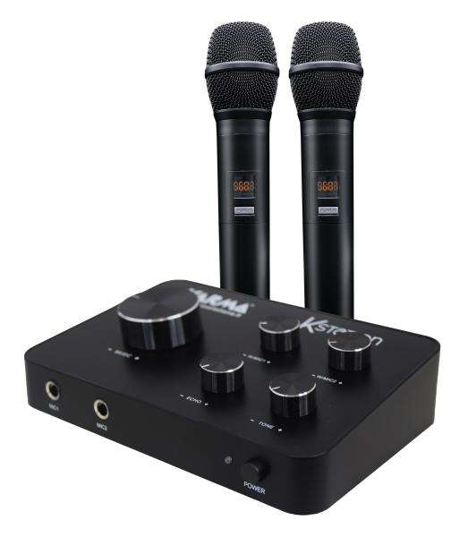 KARMA Karaoke machine con doppio radiomicrofono