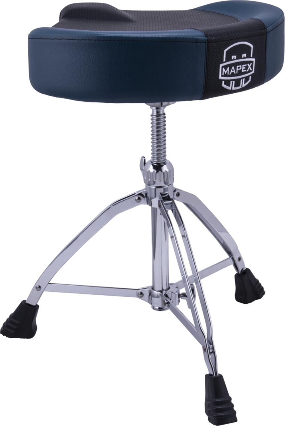 MAPEX IT T855BL SEGGIOLINO A SELLA LEATHERETTE TRASPIRANTE BLUE