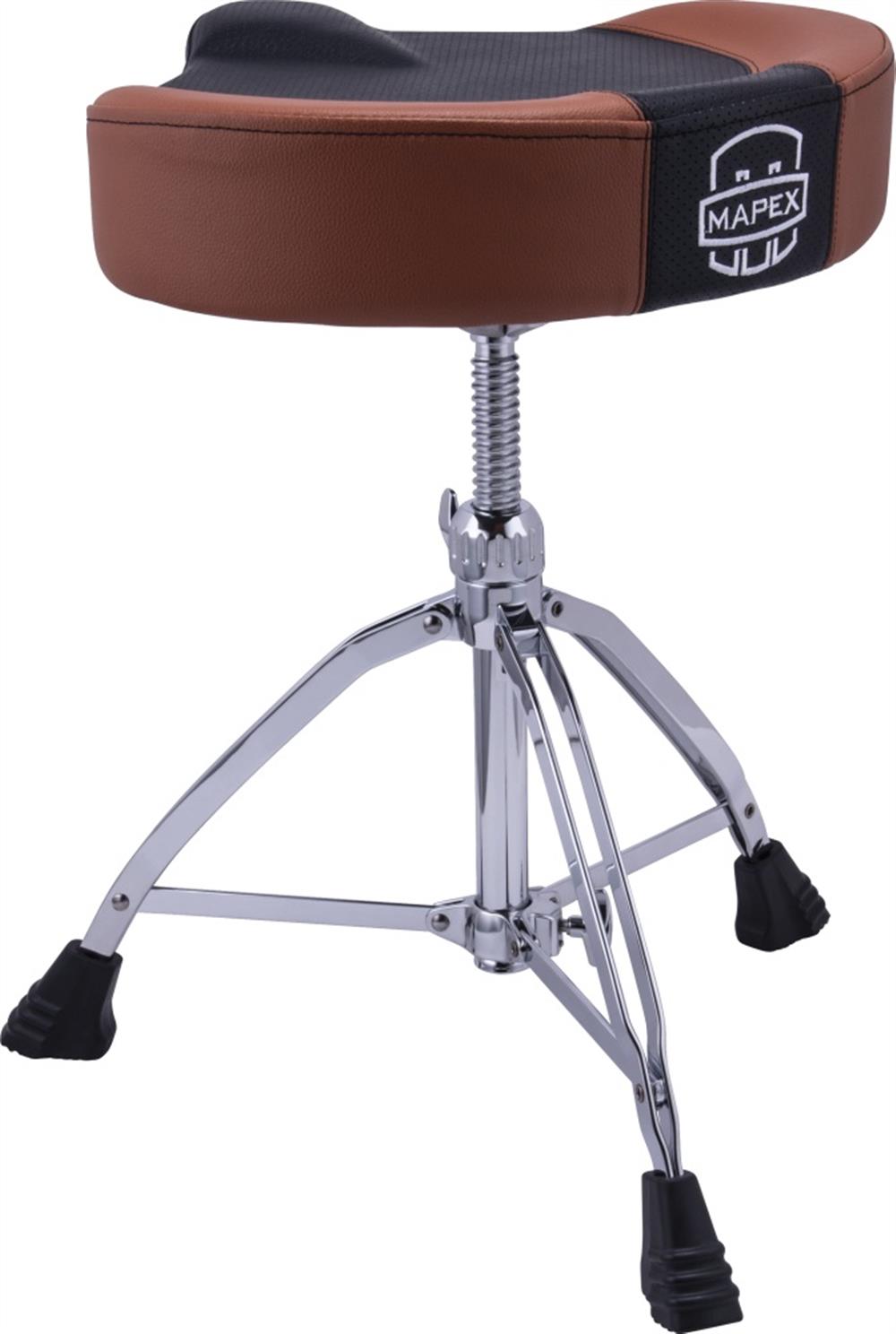 MAPEX IT T855BR SEGGIOLINO A SELLA LEATHERETTE TRASPIRANTE BROWN
