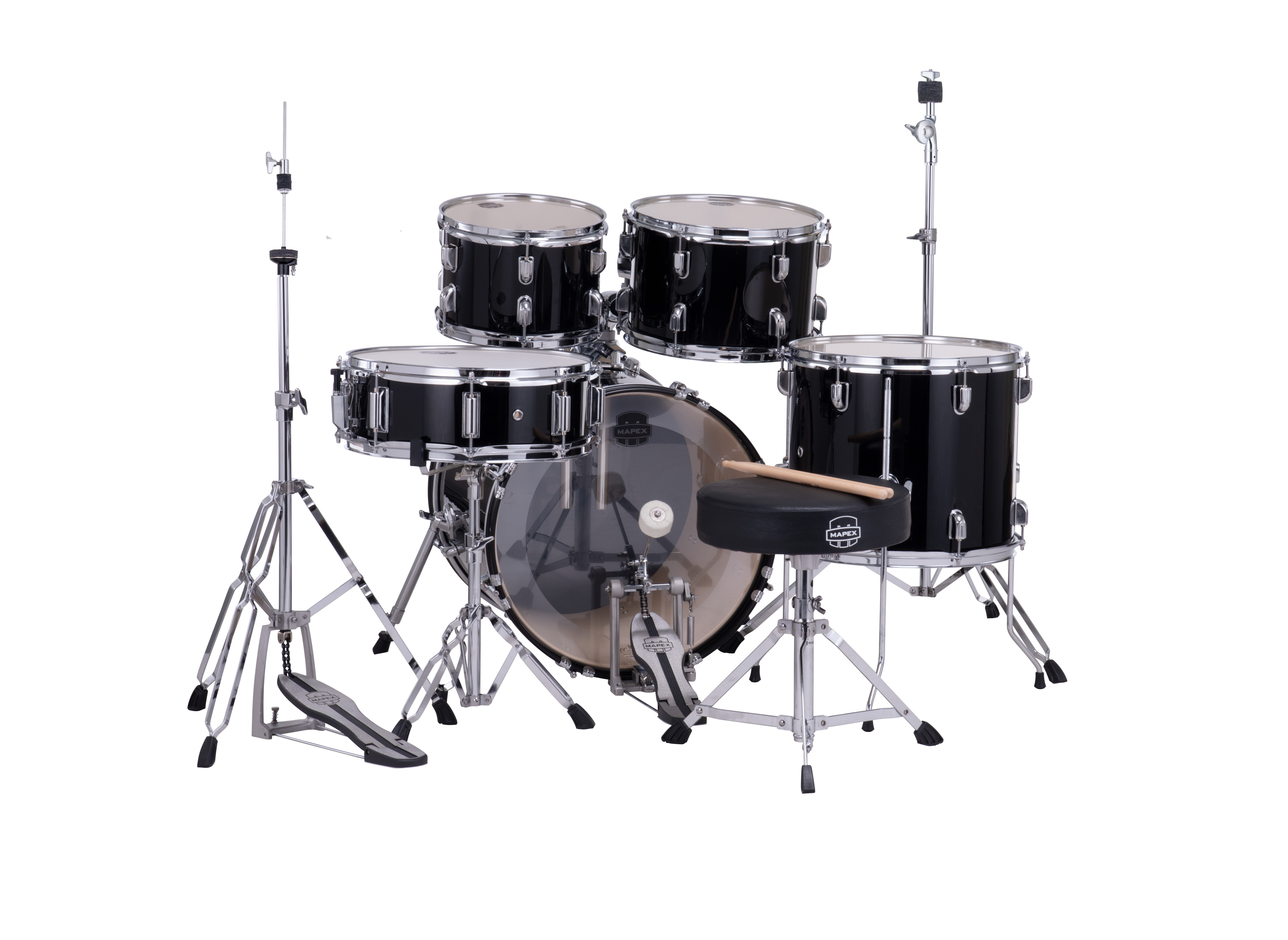MAPEX IT CM5844FTDK COMET STUDENT 5 PEZZI DARK BLACK