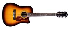 GUILD ITALIA D-2612CE DELUXE ATB 12-STRING ANTIQUE BURST